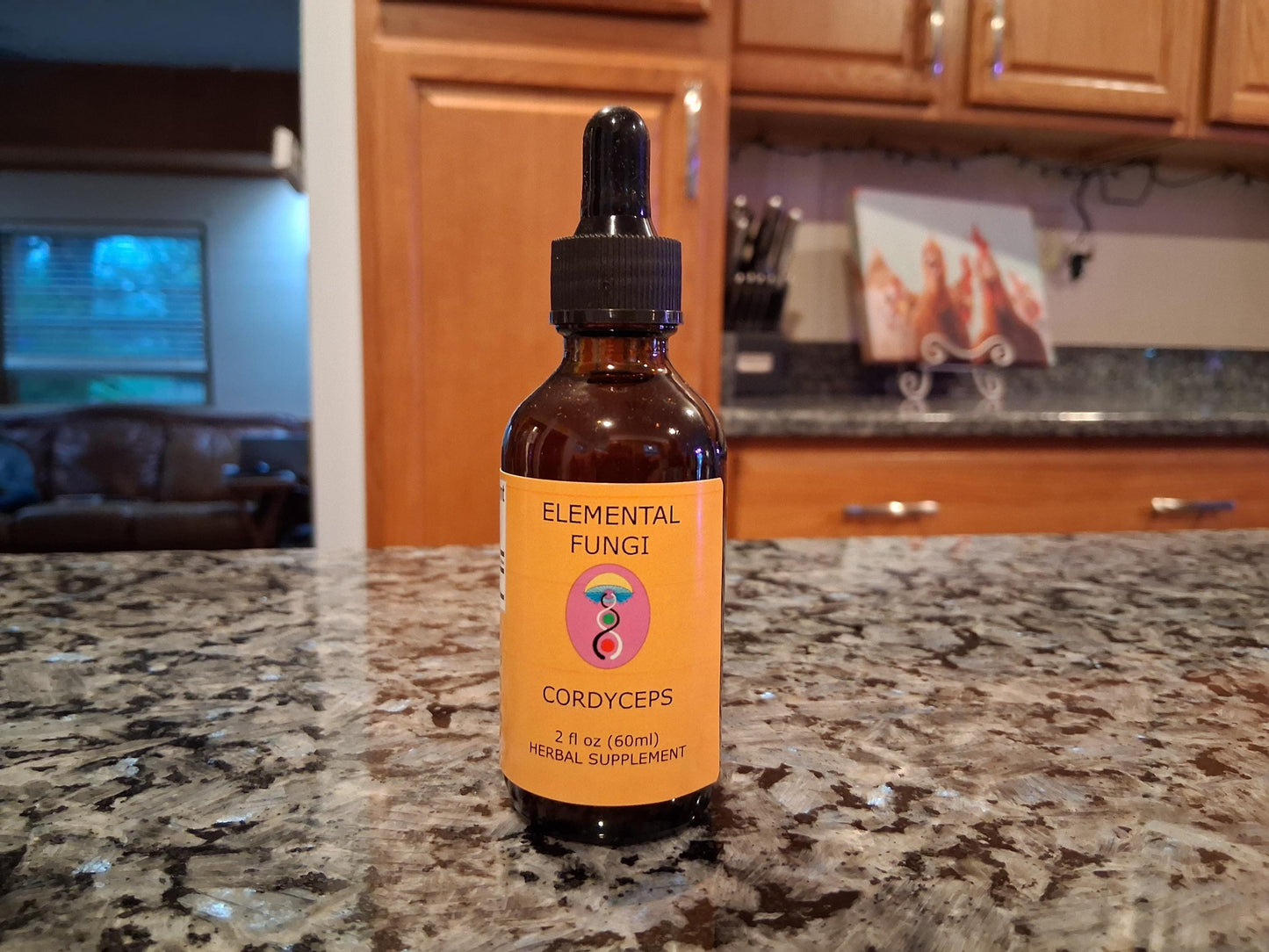 2 oz Cordyceps Militaris Mushroom Tincture